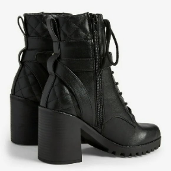 Mid Ankle Lug Combat Boots | SOLD - Picture 2 of 3